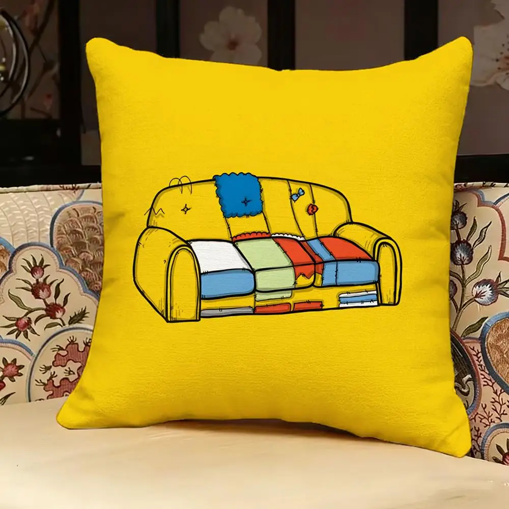 The S-Simpsons Anime-Kissenbezug, doppelseitig bedruckt, Sofakissen, Kopfteilkissen für Schlafzimmer – Detail 6