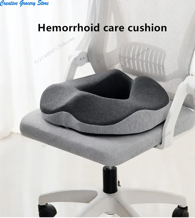 Tapis pour hémorroïdes, coussin de siège pour soins de santé, sciatique, coccyx, plaies de lit, forme de beignet, soulagement de la douleur assise, voyage, bureau, mousse à mémoire de forme