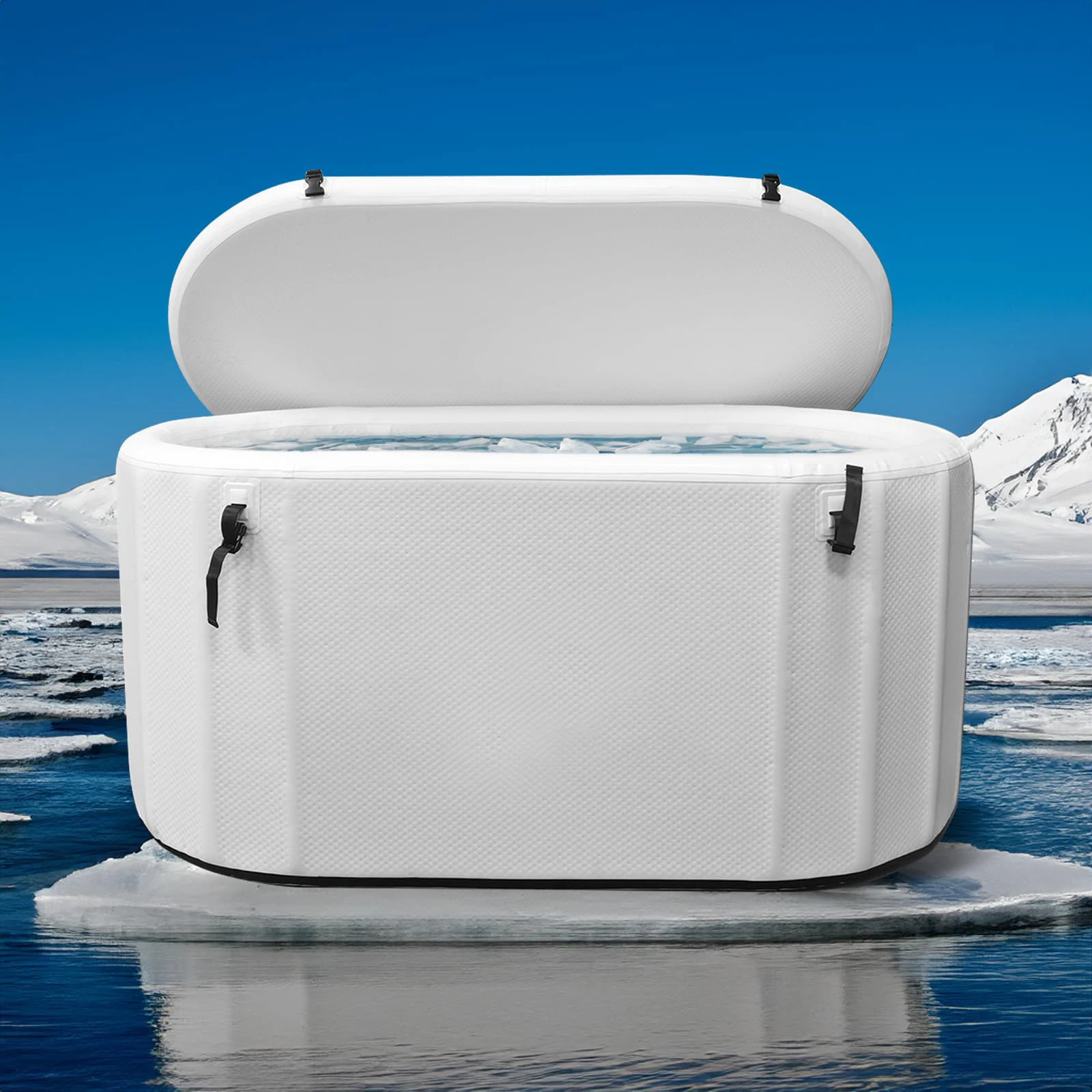 Portable Inflatable Bathtub for Adults, Foldable Cold Therapy Tub for Outdoor & Home Use