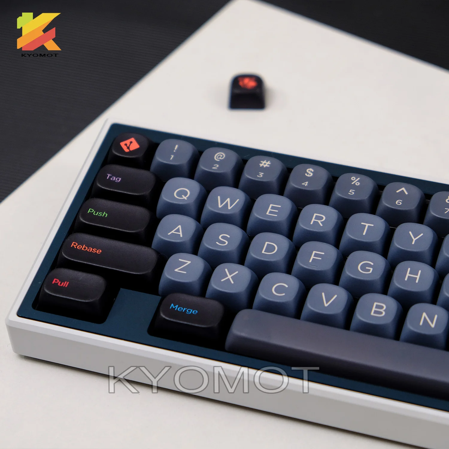 

KTOMOT 125 Keys Color Code Theme Keycaps Sub PBT XOA Profile connect Keycap for Cherry MX Switch DIY Games Mechanical Keyboard