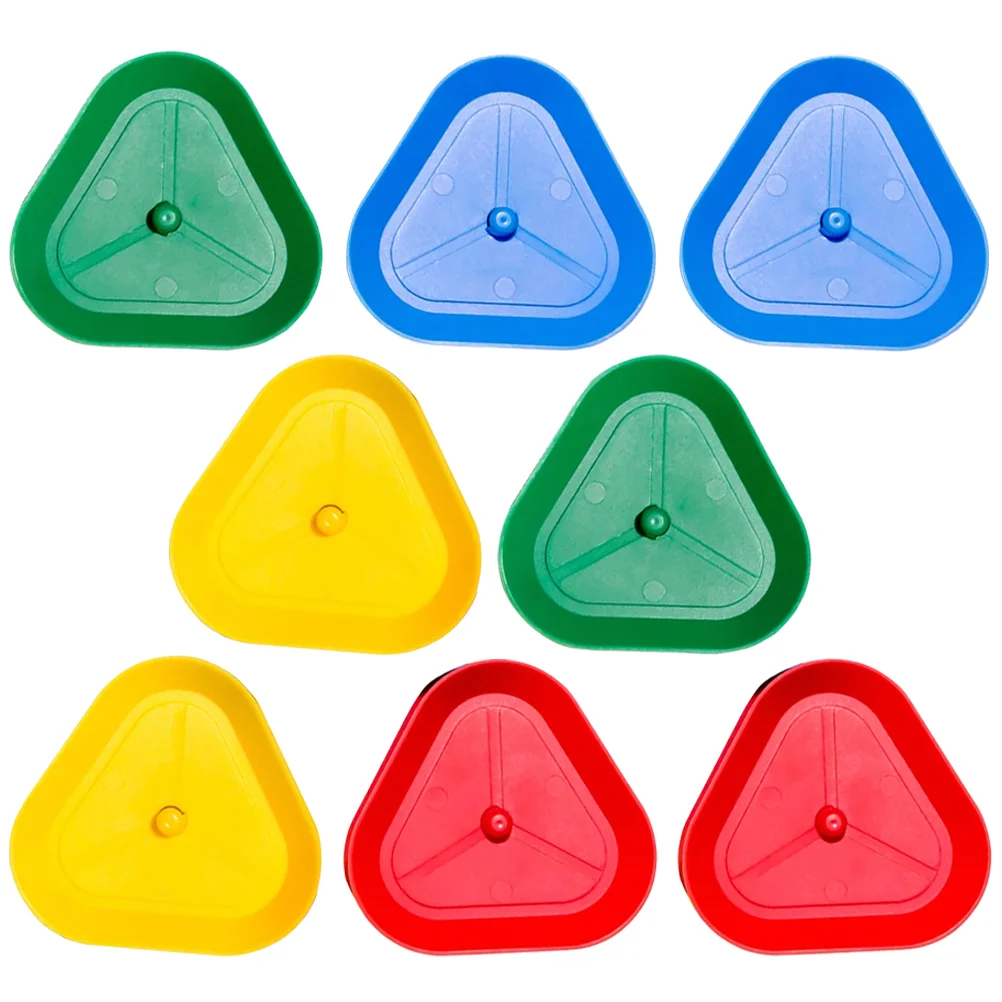 8 Pcs Lazy Card Clipper Poker Stand Game Supplies Holders Pocket Photo Cards Abs Standing Playing Child