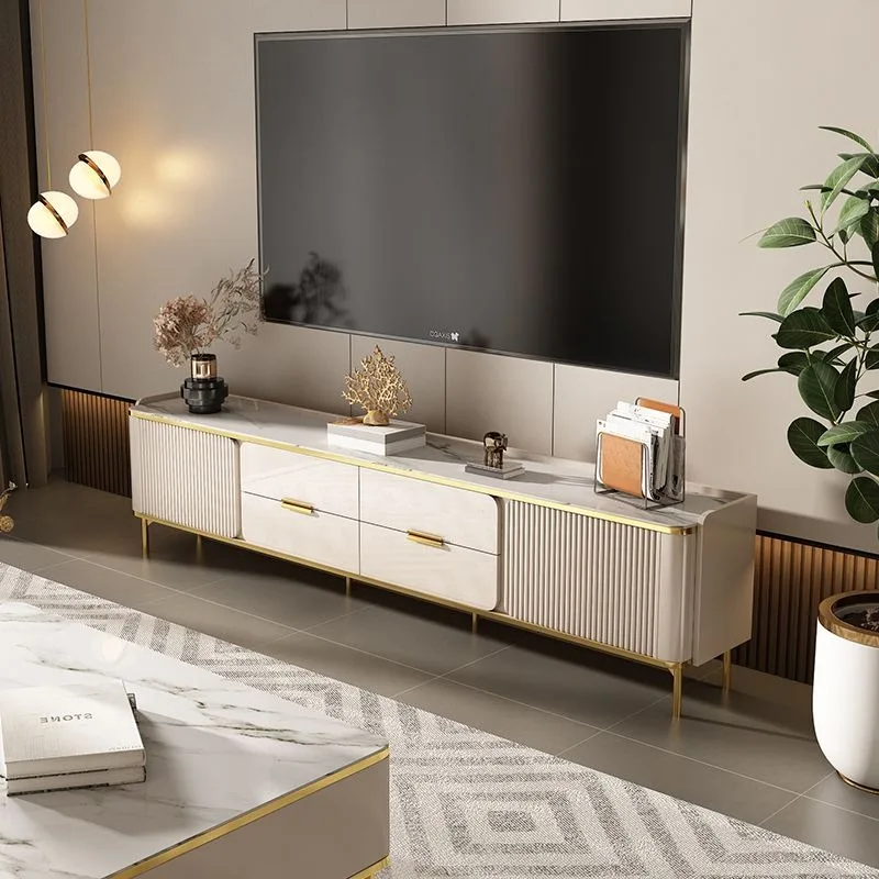 

Drawers Vertical Tv Stand Organizer Large Aesthetic Entertainment Tv Stand Modern Shelf Meuble Television Salon Home Furniture