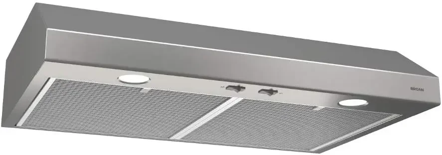 BCSD142SS Glacier 42-inch Under-Cabinet 4-Way Convertible Range Hood with 2-Speed Exhaust Fan and Light, 300 Max Blower CFM