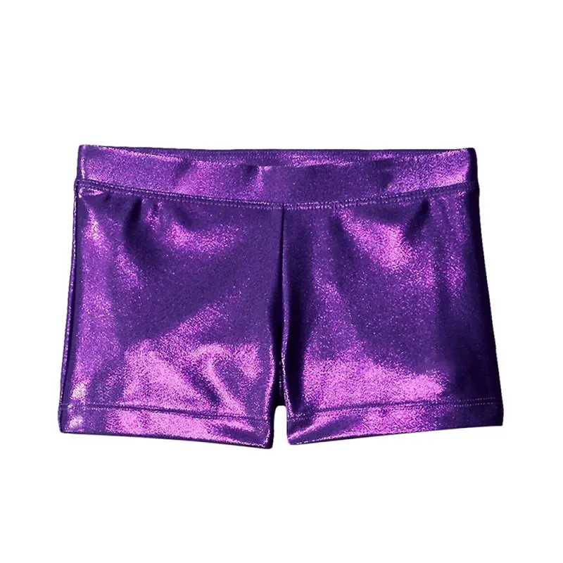 Kids Girl Ballet Gymnastics Dance Shorts High-Rise Elastic Solid Dancing Short Training Stage Performance Safety Pants