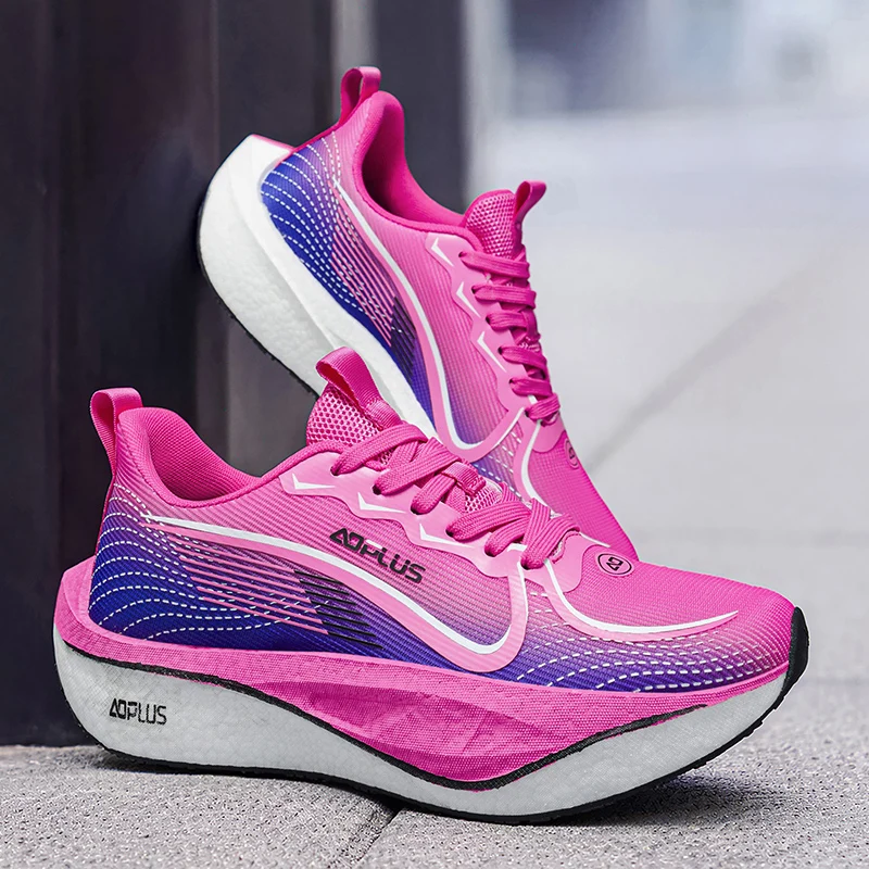 Herren Marathon-Laufschuhe Sport-Wanderschuhe Carbonplatte Atmungsaktiv Leicht Komfortabel Damen Sportliche Freizeitschuhe Outdoor – Detail 7