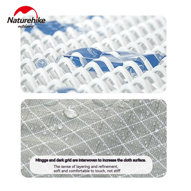 Naturehike SN03 Travel Hanging Toiletry Bag Water-proof Cosmetic Storage Bag PVC Wet Dry Separated Bag Camping Hiking Wash Bag