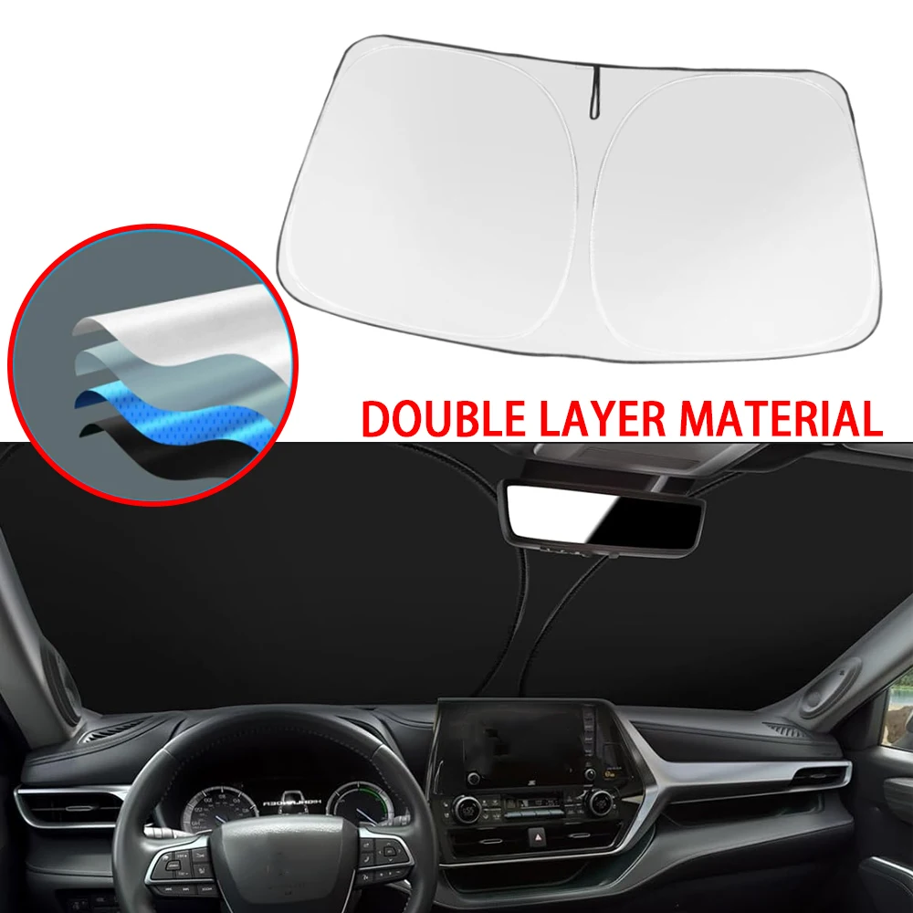 

Солнцезащитный козырек на лобовое стекло для Toyota Highlander L LE XLE Limited Platinum 2014-2019