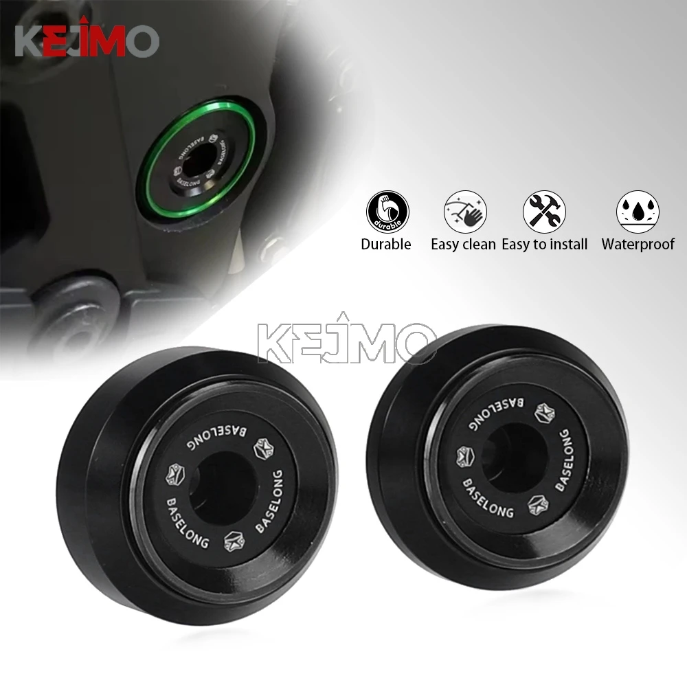 

For Kawasaki Ninja/Versys 1000 2020-2025 Z1000 SX SE ZX-10R 10RR Motorcycle Frame Hole Cap Plug Decorative Cover Frame Cover Set