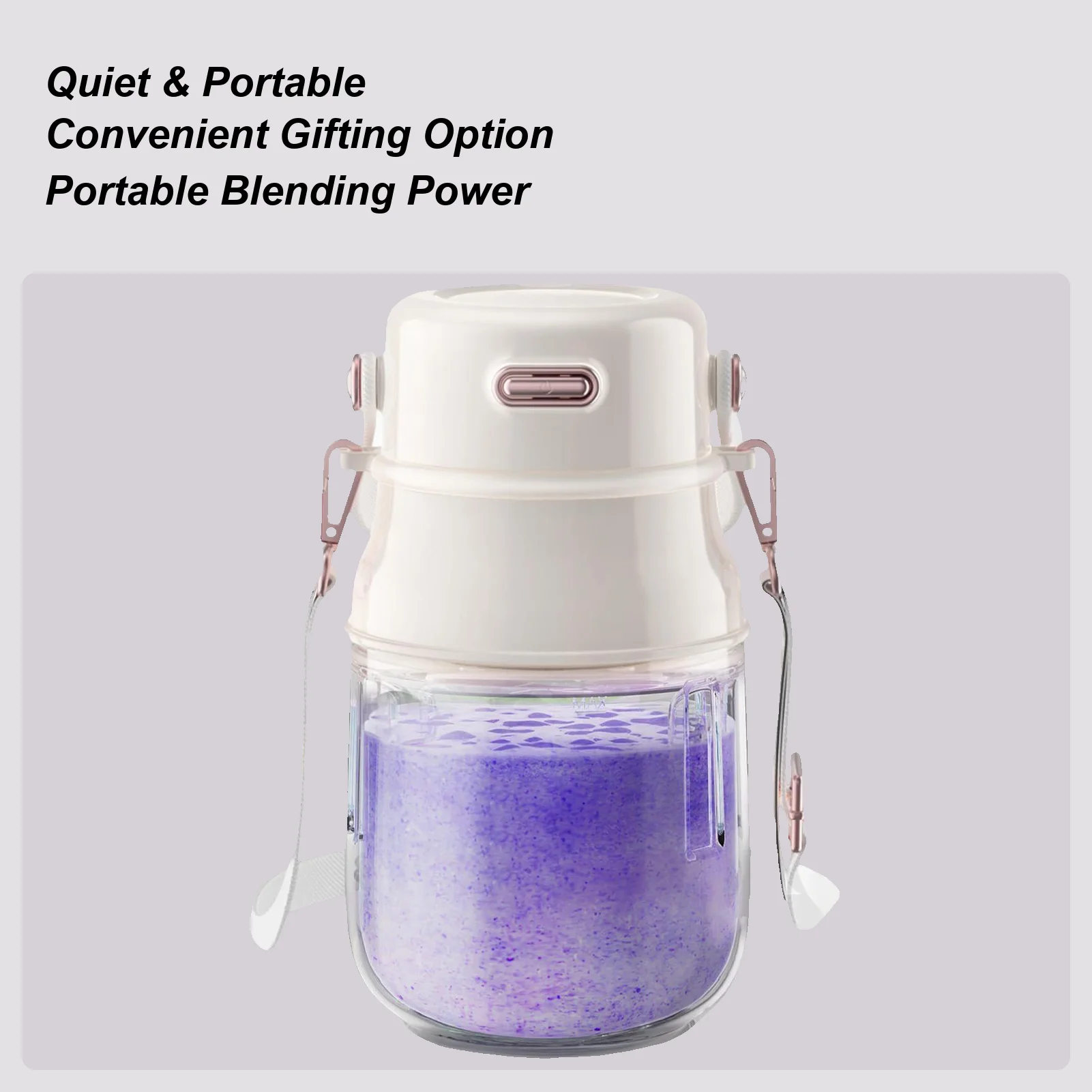 

Personal Blender Portable Electric Bottle Cordless Portable Blender Small Mixer Maker Rechargeable Cup for Kitchen Travel Fruit