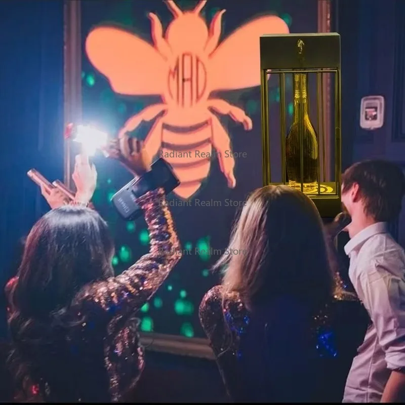 تخصيص VIP Led حامل الزجاجات حامل المجد النبيذ عرض موقف الشمبانيا عرض حامل مقدم برواري المورد #2