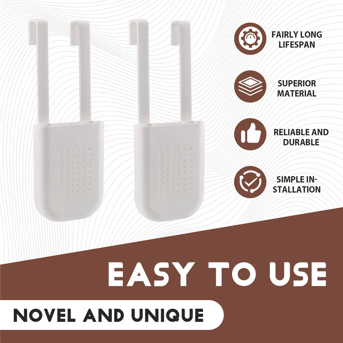 618 Mega Sale Toilet Tank Cleaning Tablet Holder, 2 Pack Hanging Bleach Tablet Brackets, Prevent Residue & Protect Tank