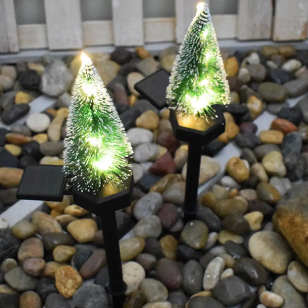 크리스마스 태양광 조명 4색 눈사람 야외 지상 설치 램프 정원 크리스마스 분위기 조경 장식 2025