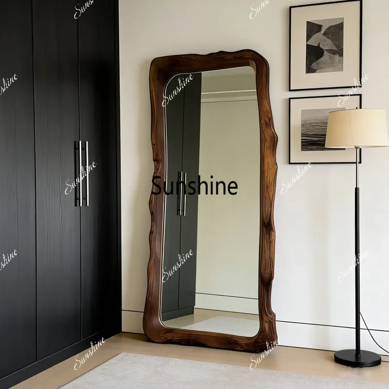 Medieval Special-Shaped Full-Body Full-Length Mirror, Bedroom Clothing Store Fitting MirrorTJ