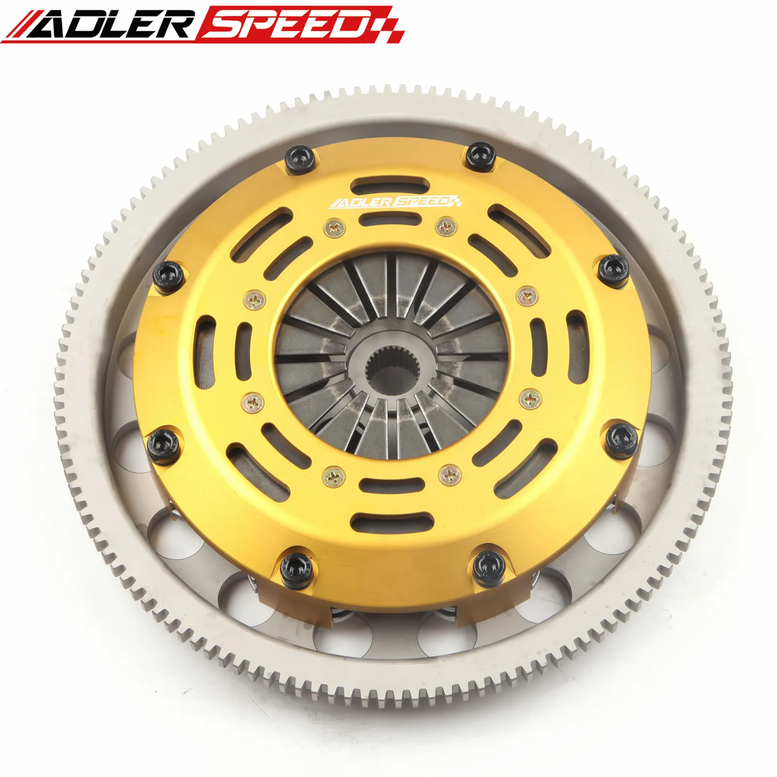 

ADLERSPEED Clutch Twin Disc Kit For VW Golf Jetta Beetle 1.8T 1.9L TDI Medium WT/Audi TT