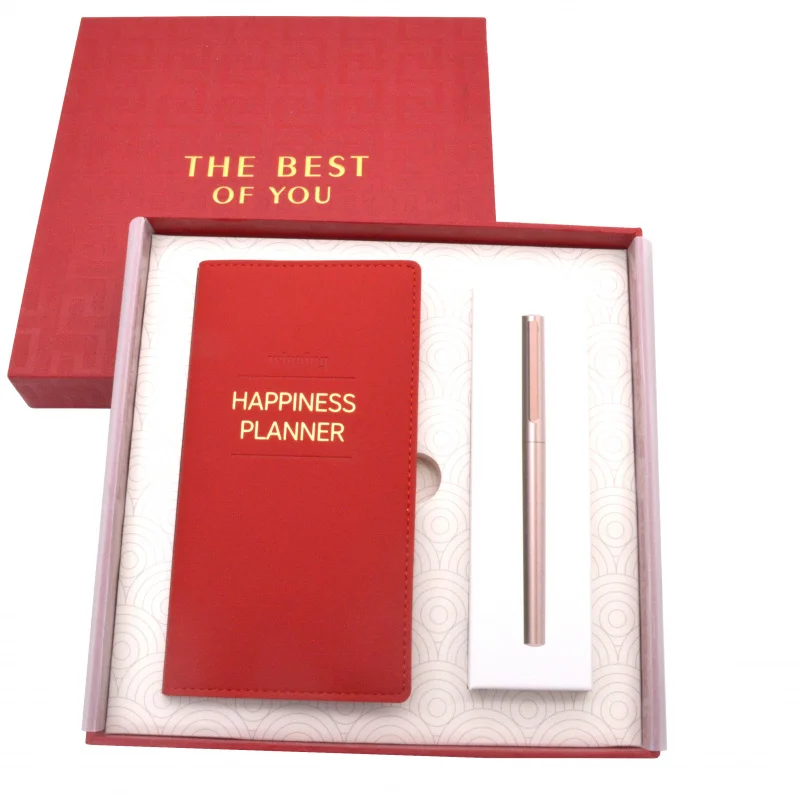 2025customized.Custom Luxury ball pen and A5 Notebook Set company 191025