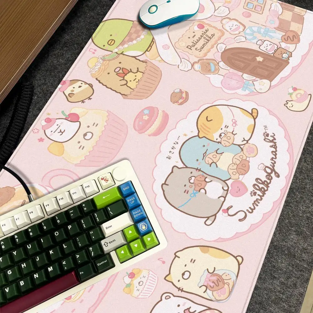 Sumikko Gurashi Mouse Pad Xxl Computer Large Size Non-slip Gamer Keyboard 90x40cm Art Design HD Deskmat