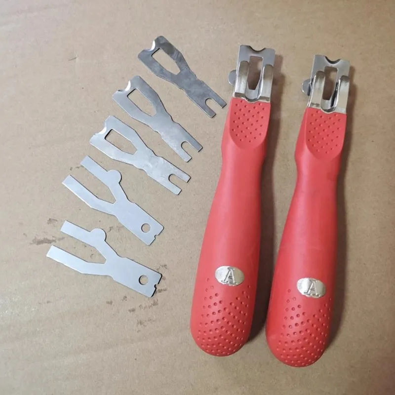 Floor Carpet Trimming Skiving Knife Vinyl Flooring Welding Cutting Blade Tool with 10 blades