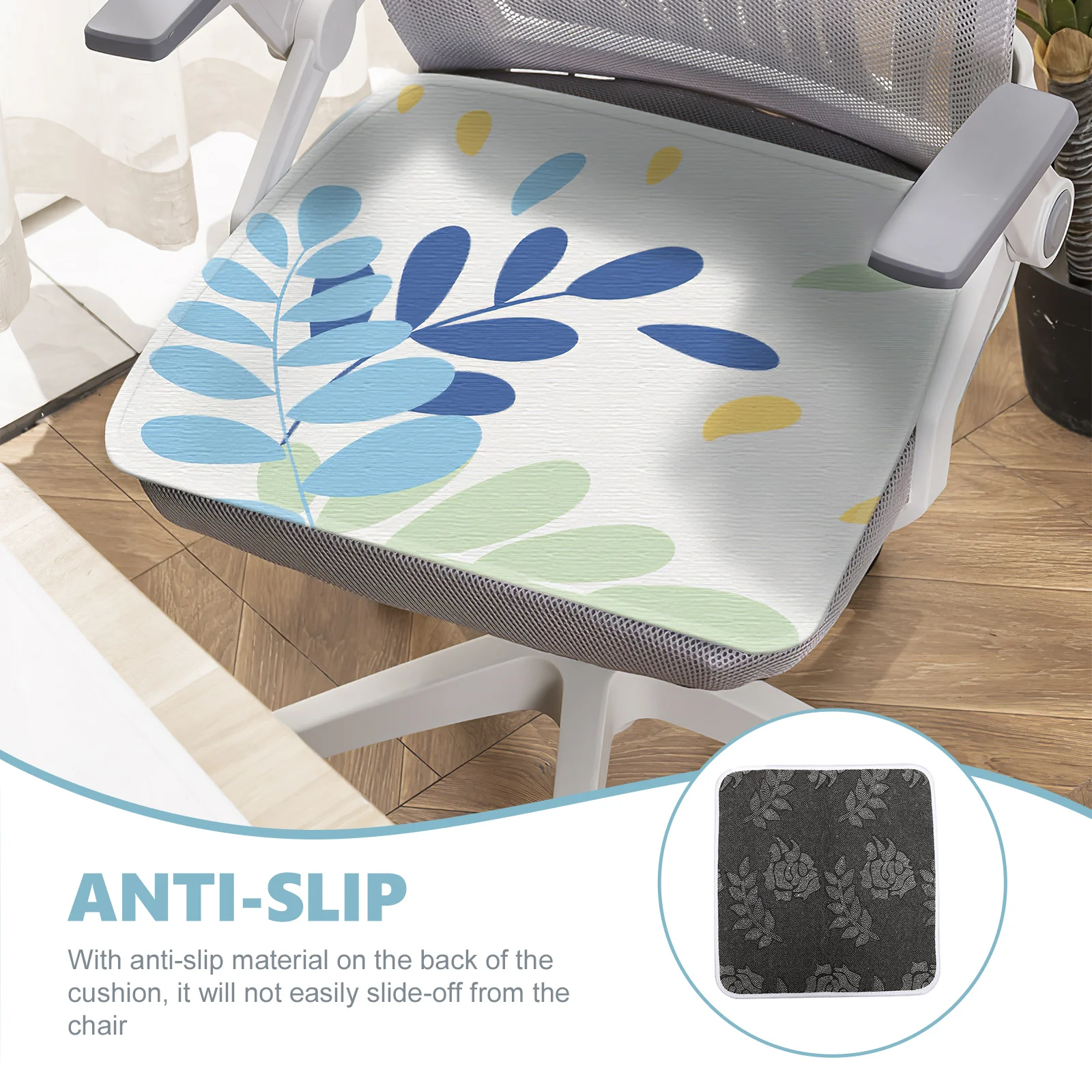 

Polyester Cooling Pad for CarSeats ComputerChair Cushion Breathable Reusable Summer CoolerPads OfficeSeats Mat AntiSlip