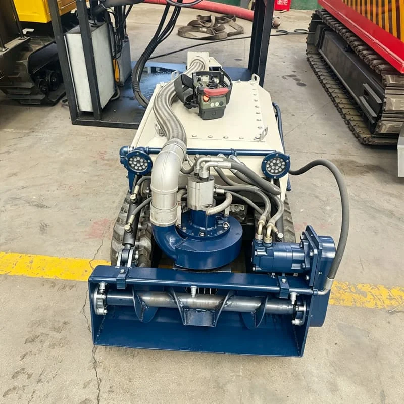 Flexible Underwater Dredging Robot Crawler Vehicle for Complex Terrain Pond Lake Sediment Removal Customized High Quality