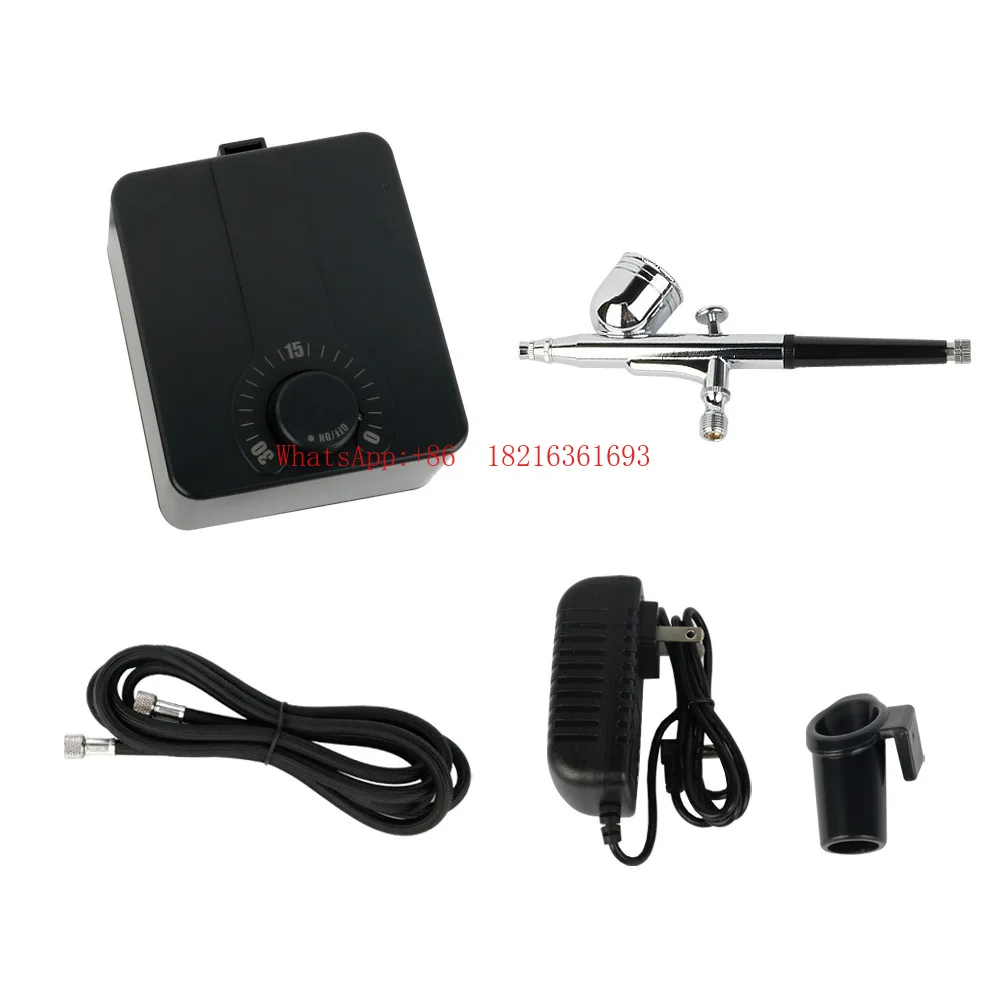 Mini Self-stop Model Spray Paint Painting Inkjet Machine Small Airbrush Set Nail Spray Pen Air Pump