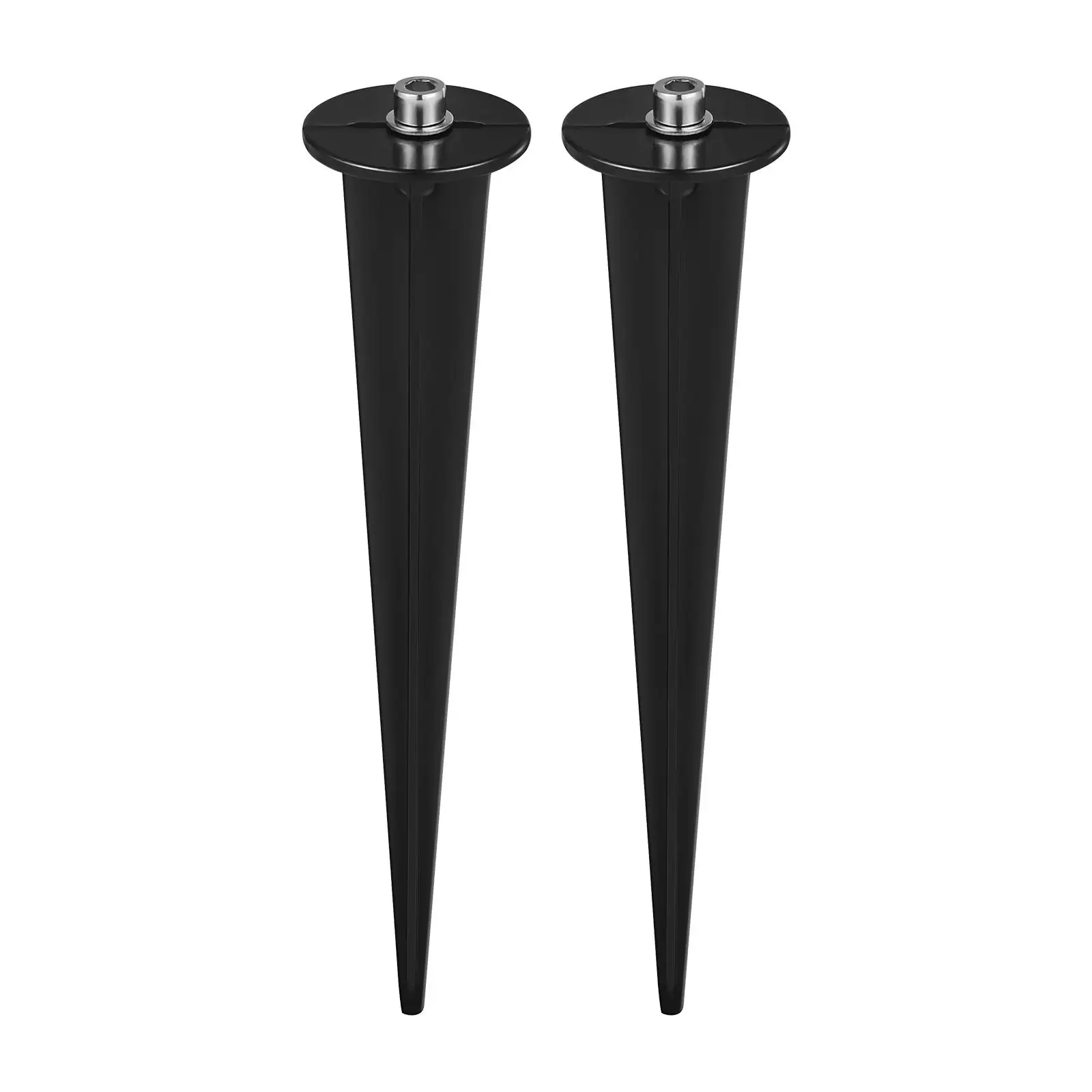 2pcs Durable Aluminum Ground Stake For Lawn Lamp Garden Light Decorative Stakes Weatherproof Outdoor Landscape Lighting Spike