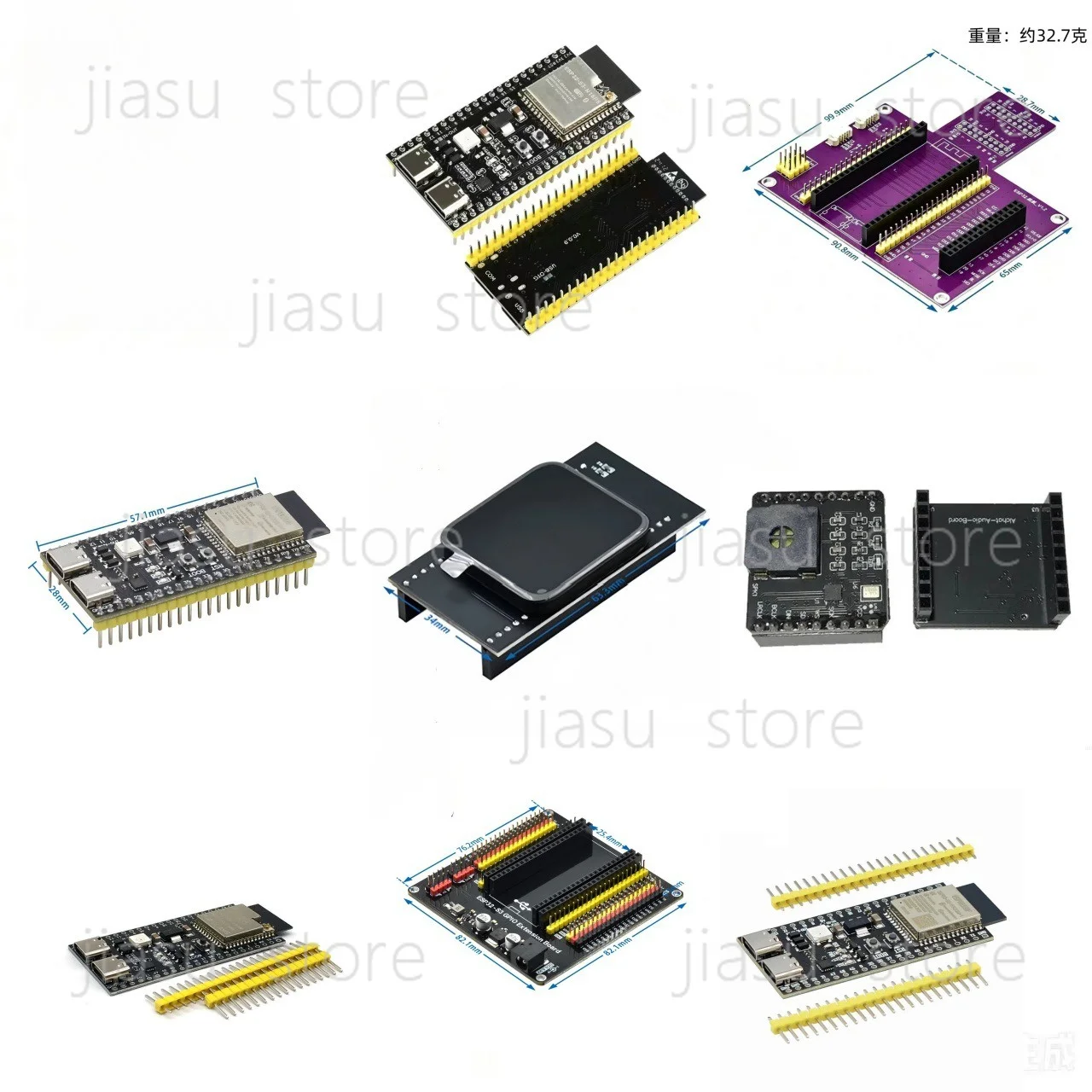 ESP32-S3 N8R2 Development Board, Compatible DevKitC-1 ESP32S3 Breakout, WiFi BLE IoT Core Module