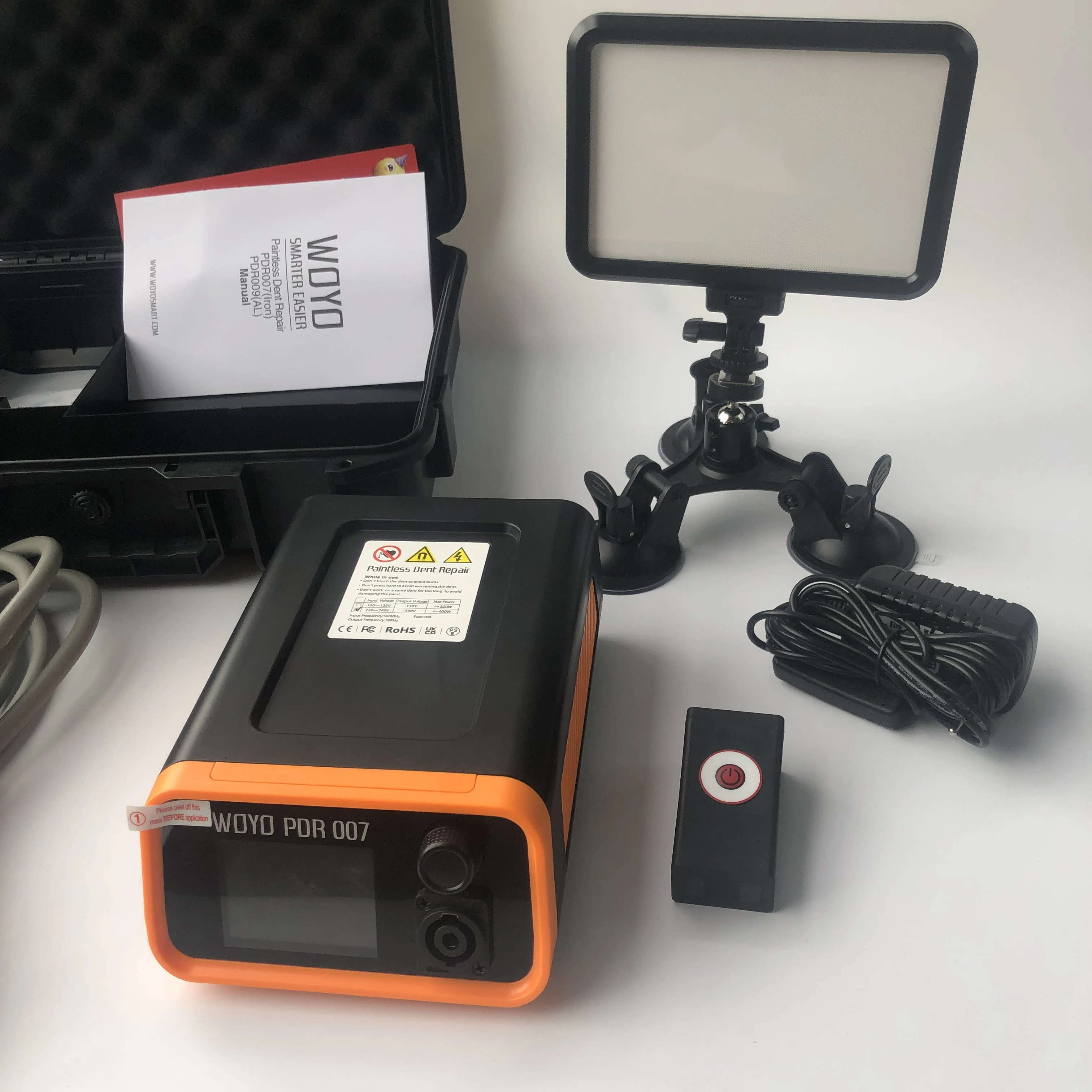 

PDR007 with PDR010 Light Dent Removal Tool Car Dent Repair Kit Sheet Metal Repair Tools for Automotive Body Work