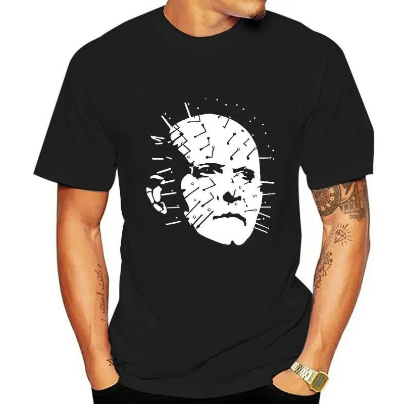 Pinhead Hellraiser 80s Cult Horror Inspired Movie Womens T-Shirt men t shirt