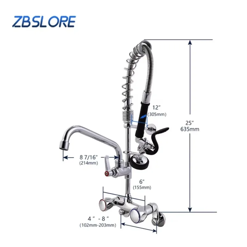 8 مركز جدار جبل صنبور بالوعة التجارية قبل شطف البخاخ جسر صنبور مع بخاخ سحب أسفل