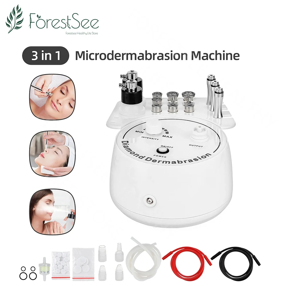 Diamond Microdermabrasion Machine with Water Spray Exfoliation for Face Peeling Pore Deep Cleaning and Skin Care Beauty Treatmen