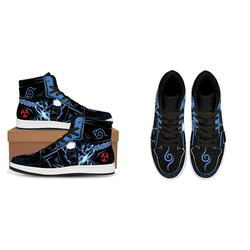 

Naruto Anime Shoes Male Female Leisure High Top Sneakers Sneakers Basketball Shoes Couple Shoes Customizable Uchiha Sasuke Gift