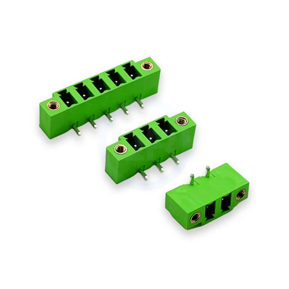 (10 pcs) KF 2EDG15RM 2EDG15VM 5.08mm Plug-in PCB Terminal Block Fixed Pin Header 15EDGRM 15EDGVM 5.08 2~24Pin