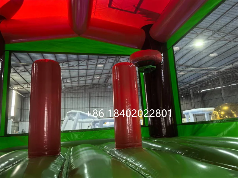 Zamek dmuchany dinozaur 4x4m (13x13 stóp) komercyjny, dmuchany zamek do skakania z dmuchawą.