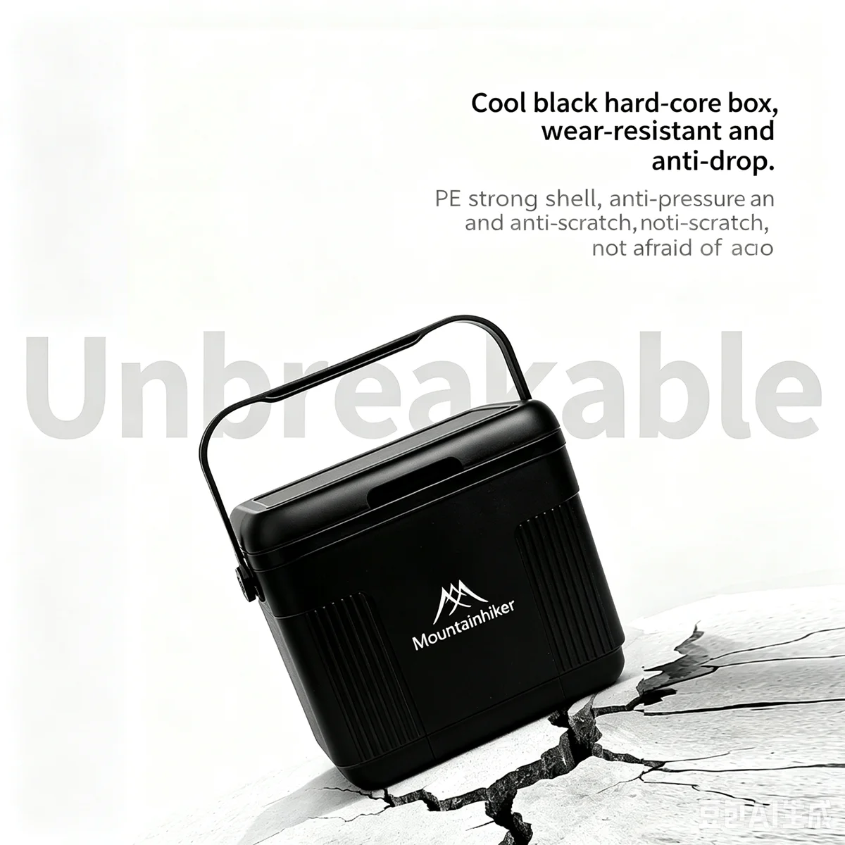 

MOUNTAINHIKER Outdoor Black Knight Portable Refrigerator for Camping Fishing 22L Household Food Preservation and Car Storage Box