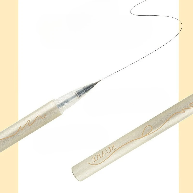 0,01 mm micro-precisie eyeliner pen waterdicht zweetbestendig vloeibare formule de hele dag dragen geen vlekken voor gevoelige ogen beginners