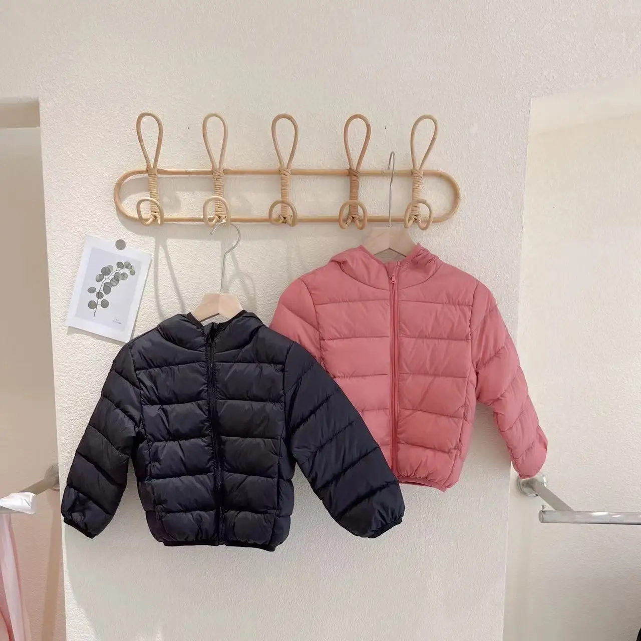 

Children thin parent-child outfit jacket down jacket cuhk children's autumn/winter coat