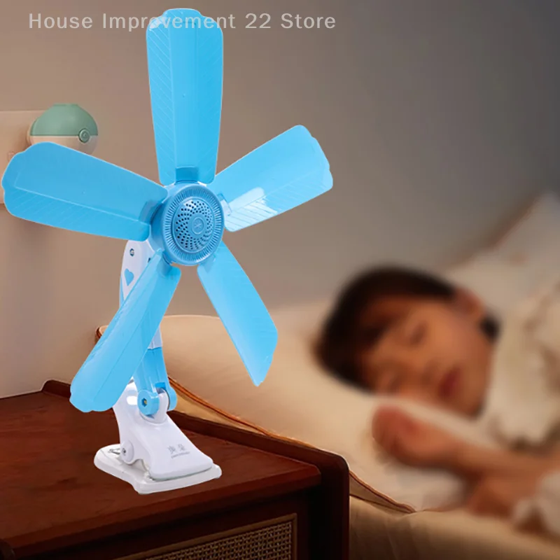Ventilatore da tavolo per la casa Mini elettrico a parete per ufficio Ventole di raffreddamento per morsetto Studente Dormitorio Letto Ventilazione del vento naturale 220V