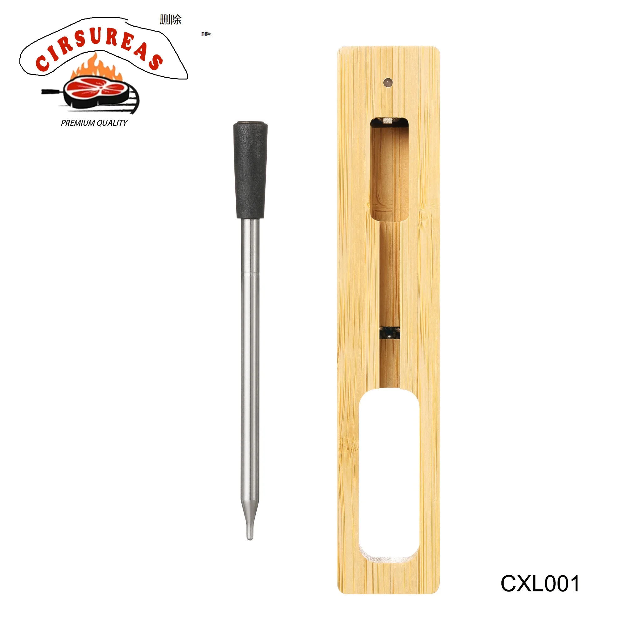 Wireless Meat thermometer Long Range Bluetooth Smart BBQ Meater Thermometer for Grill Oven Smoker