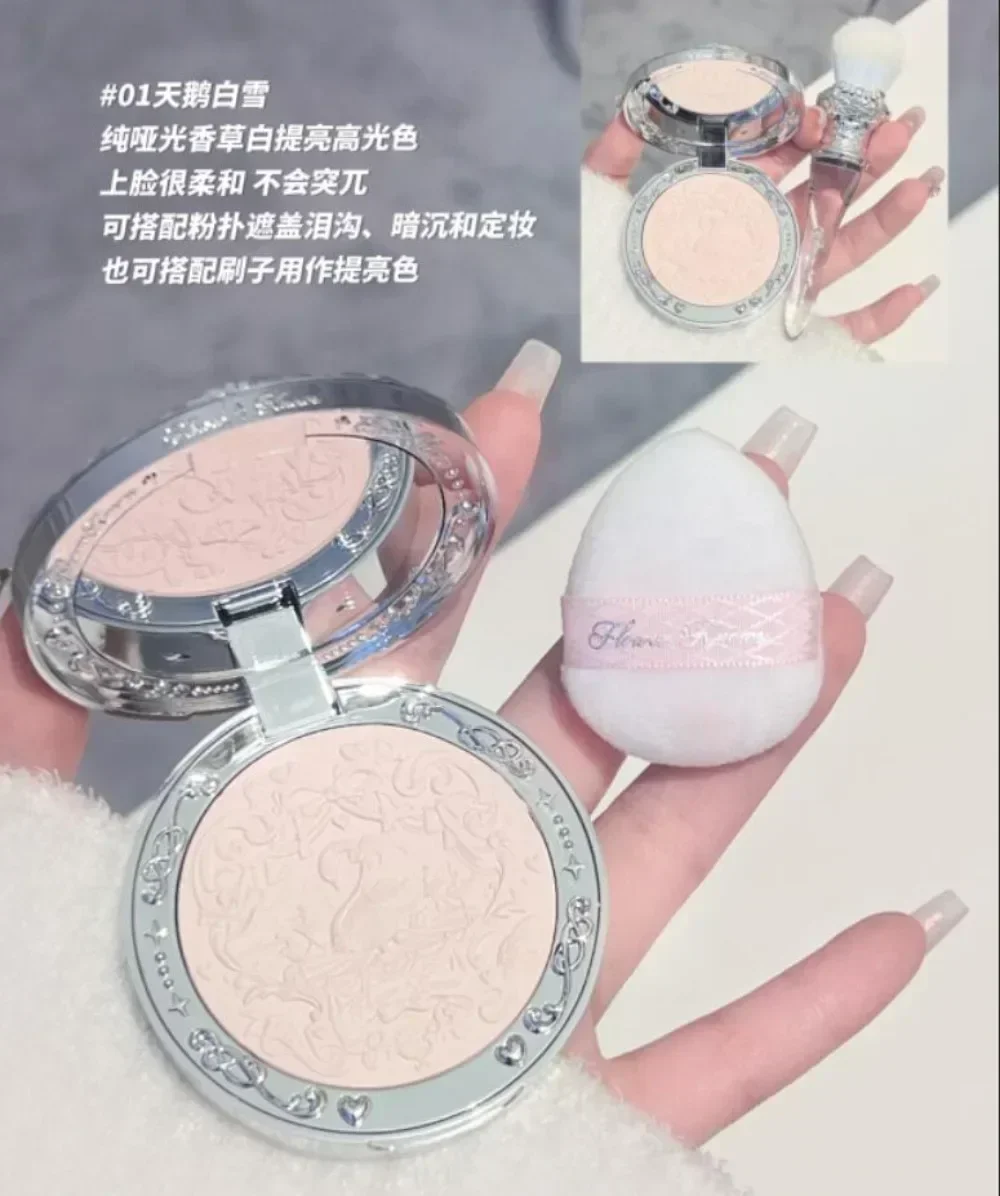 Makeup Set Flower Knows Bunny Garden Collection 6 Color Eyeshadow Palette Embossed Blusher Shine Lipstick Kit Maquiagem