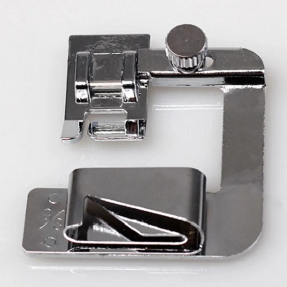 

1Set Sewing Machine Presser Foot Rolled 3 Sizes Metal Hemming Accessories Easy Install for Low and Mini Sewing Machines
