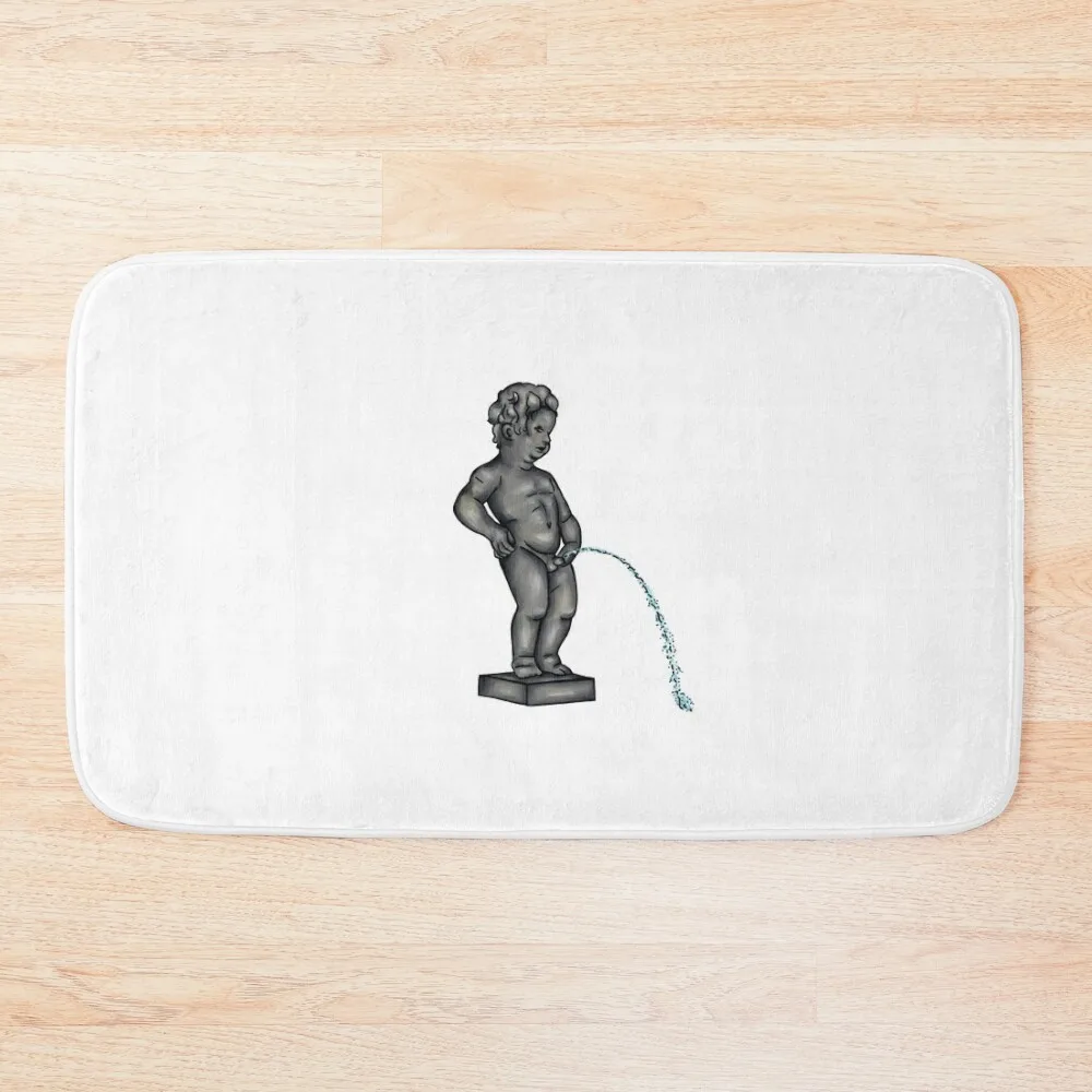 

Manneken Pis Bath Mat Foot Bathroom Rug Foot Toilet Rug Mat