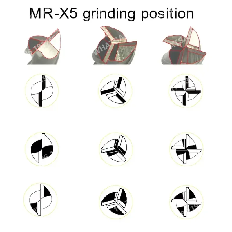 MR-X5 30mm Big Size Carbide Knife Sharpener/electric End Mill Re-sharp Machine/bench Grinder