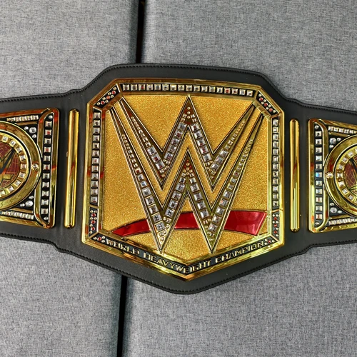 Imagen 2 del producto WWE Cinturones de campeonato de entretenimiento de lucha mundial, personajes de acción, figuras de juguete, ocupación, gladiador, Cosplay, regalo para niño