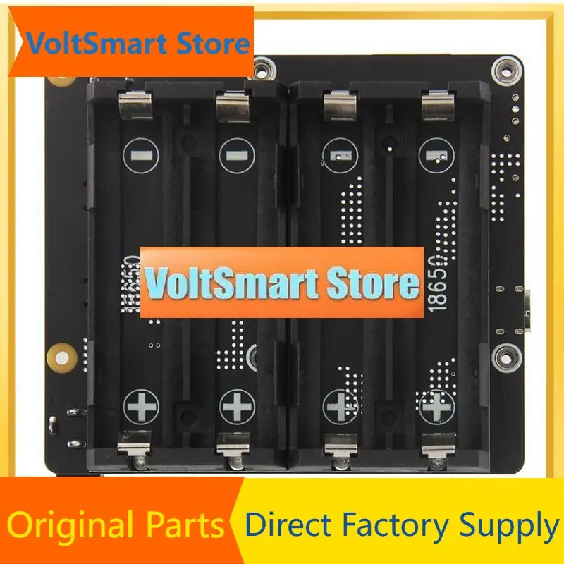VoltSA23F-UPS For Raspberry Pi 5 UPS Power Management Board Supports 4 18650 Batteries UPS Module For Raspberry Pi 5