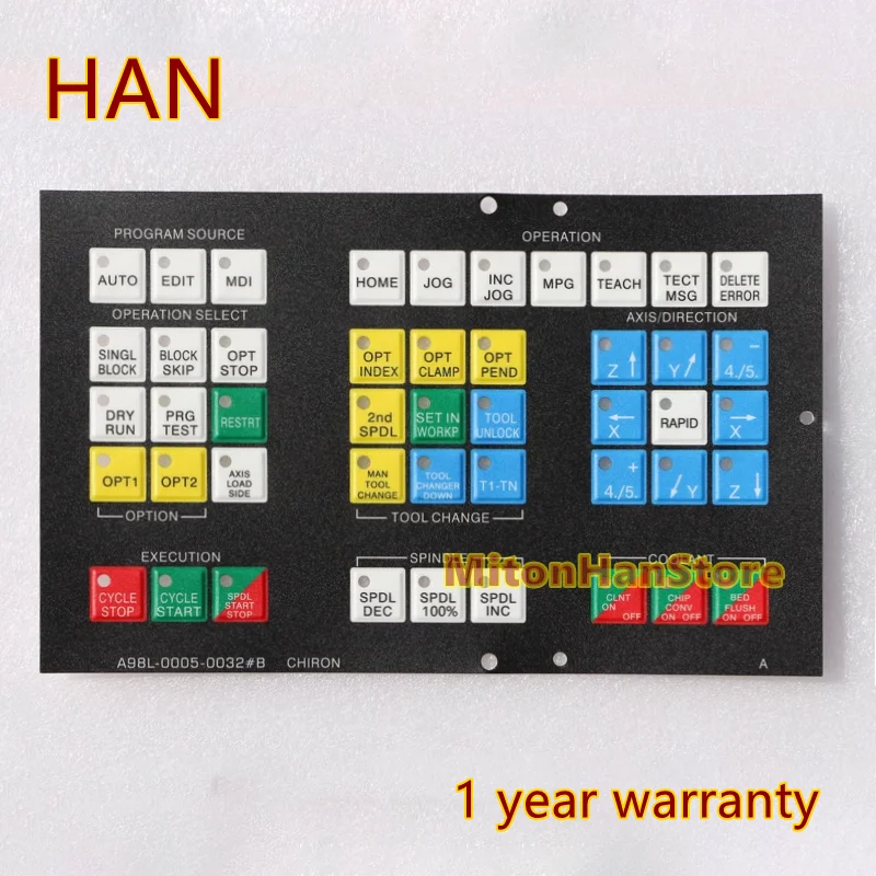 

Новый для A98L-0005-0032 # B Мембранная клавиатура Кнопка пленочная клавиатура