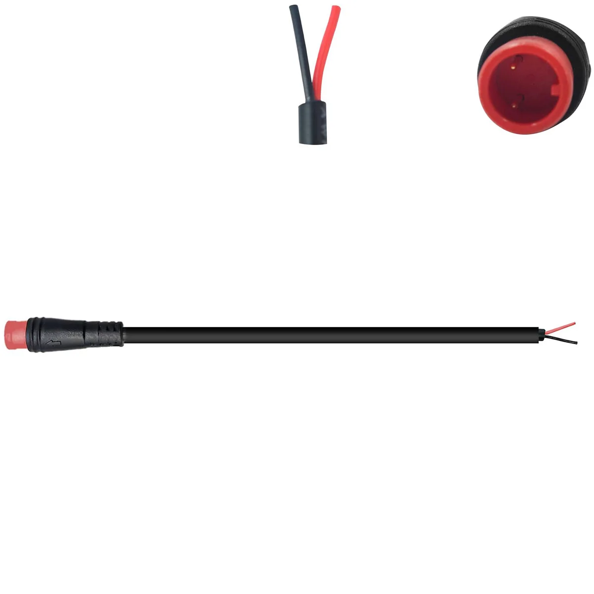 LED Power Signal Line 2/3/4/5/6Pin M8 Signal Connector Cable Male Female Waterproof Connector Outdoor Ebike Plug Wire Cable image 1