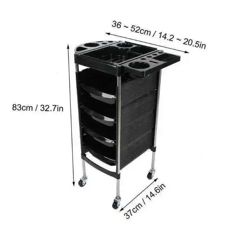 Trolley Rolling Sockets Cosmetic Salon Storage Beauty Organizers Trolleys Dental Tool Cart Multi-layer Large-capacity Storage
