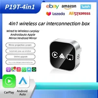 Adaptador Inalámbrico Carplay WiFi Bluetooth Conexión Automática Airplay para iPhone Plug and Play MiNi Car Box 3 en 1 AI CarPlay
