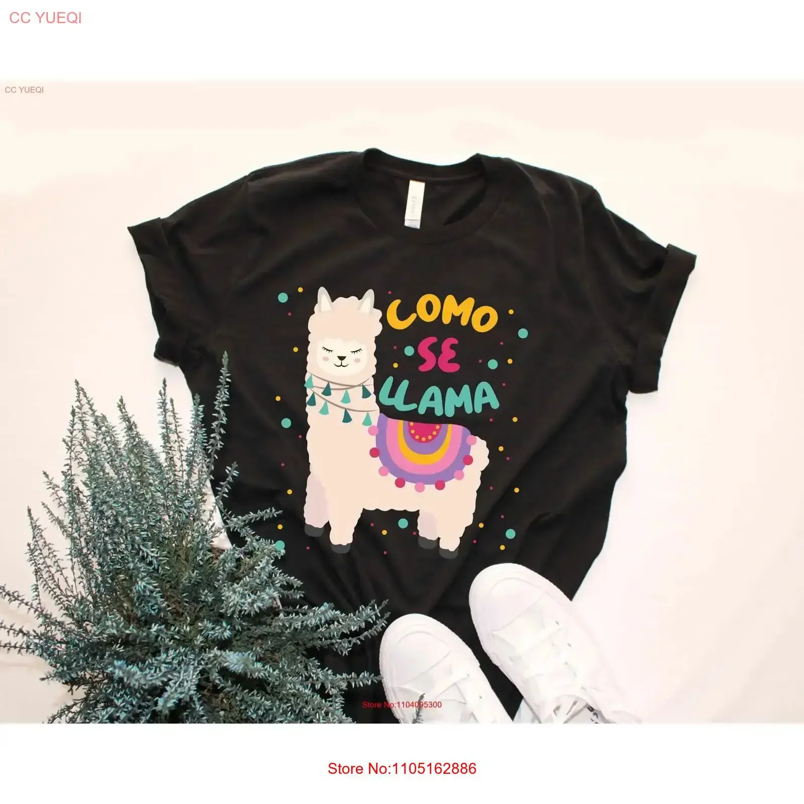 Como se Llama T Shirt Funny Spanish Alpaca Fit vintage Washed Slightly Breathable streetwear Comfortable Versatile Soft Casual