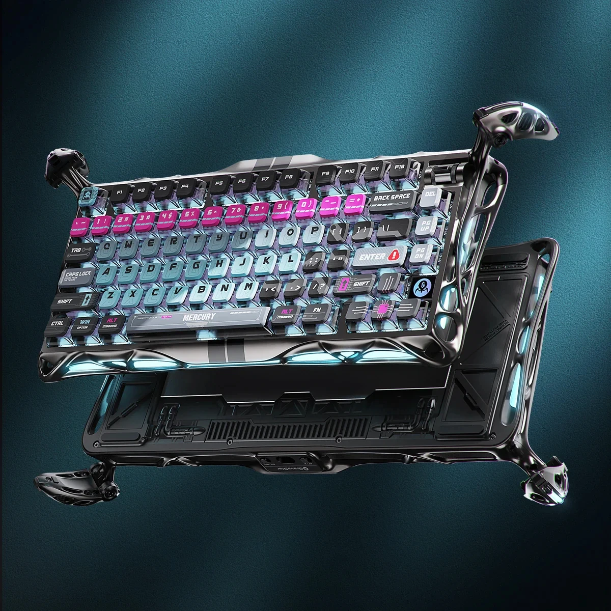 GravaStar Mercury V75 Pro 75% ゲーミングキーボード ホール効果磁気